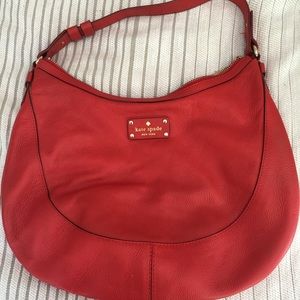 Kate Spade Red Should Bag Purse